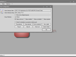 Push configuration