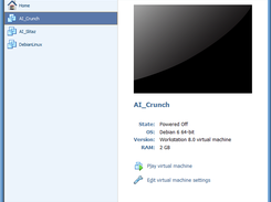 VMware Player Start Page