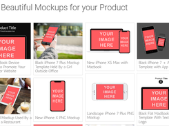 Create stunning product mockups easily and online