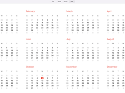 Apple Calendar Screenshot 1