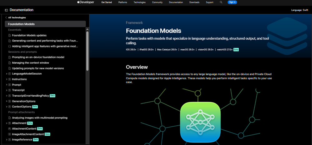 Apple Foundation Models Screenshot 1