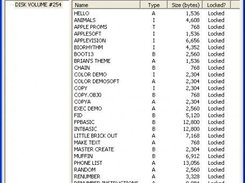 File Listing - standard format