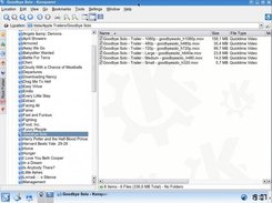 Apple trailer browsing with Konqueror.