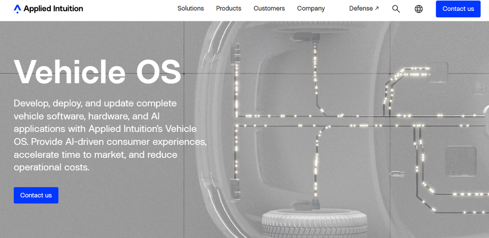Applied Intuition Vehicle OS Screenshot 1