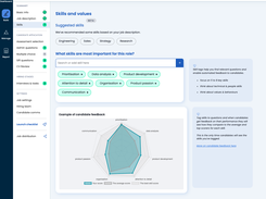 Build detailed data on candidates' skills and ability to do the job well. Provide this data back to candidates as personalised feedback if they are unsuccessful.