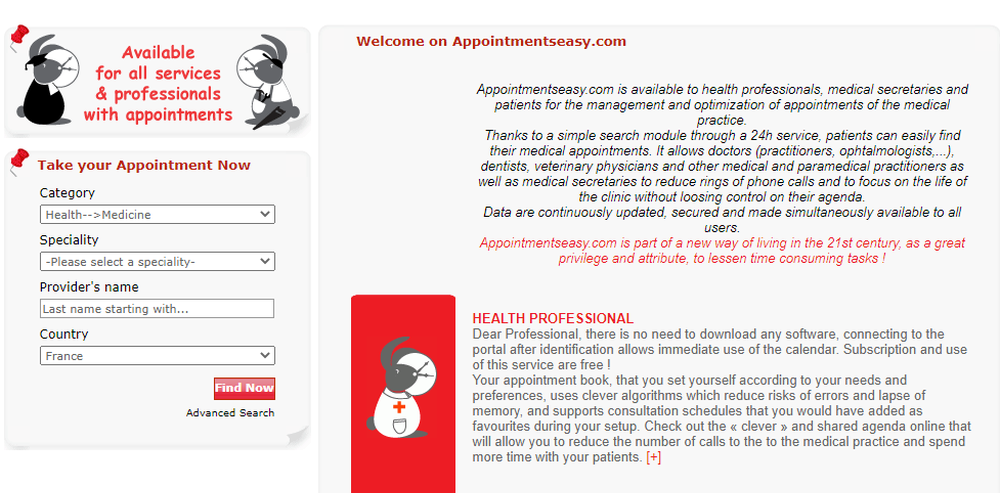 Appointmentseasy.com Screenshot 1