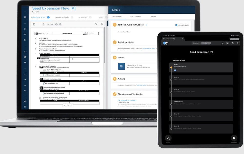 Apprentice Laboratory Execution System Screenshot 1