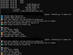 Parser Screenshot Console Out