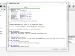 Generate The "Create" Script