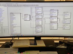 Apricot DB on my monitor