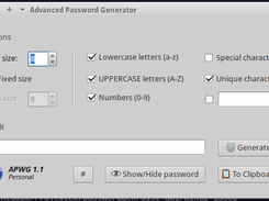 Advanced Password Generator Screenshot 1