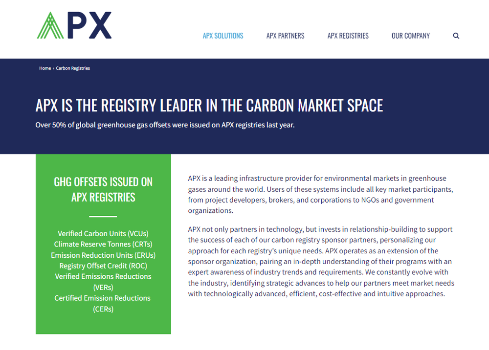 APX VCS Registry Screenshot 1