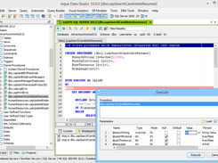 Aqua Data Studio's SQL debugger