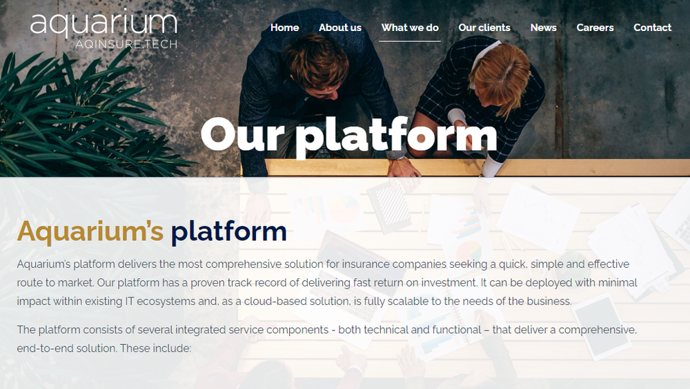 Aquarium Platform Screenshot 1