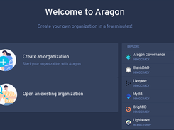 Aragon Client Screenshot 1