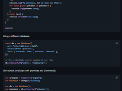 ArangoDB JavaScript Driver Screenshot 1