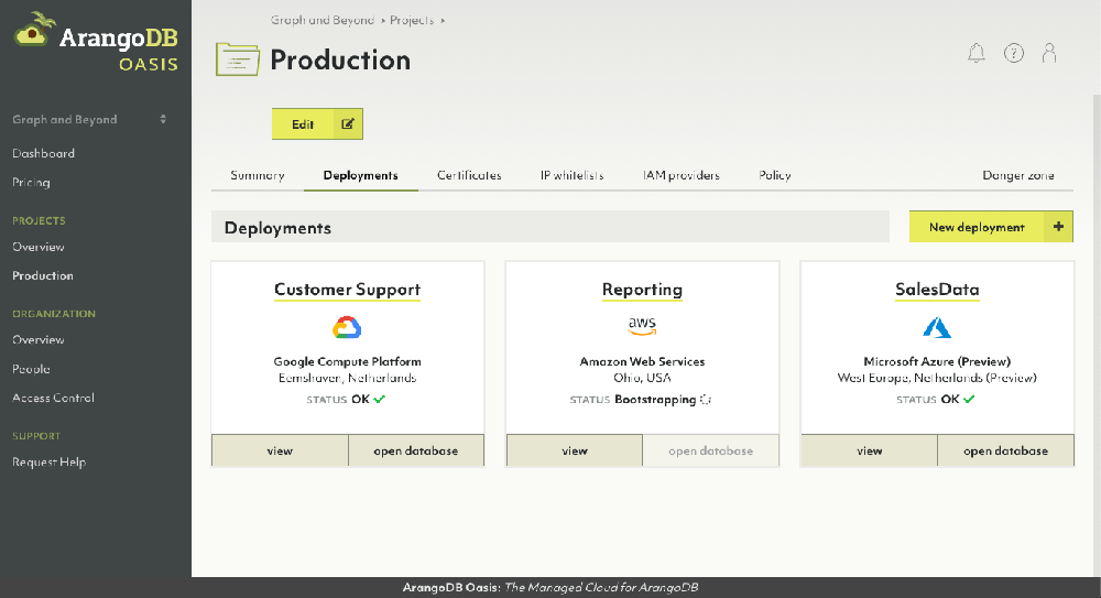 ArangoDB Screenshot 1