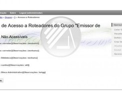 Associação de grupo de usuário com roteadores