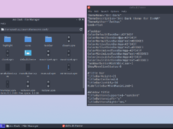 Arc Dark IceWM theme Screenshot 1