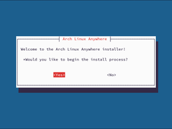 Installer Welcome Screen