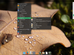 ArchBox LiveCD - Openbox menu and gsimplecal (calendar)