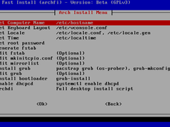 Arch Linux Fast Install Screenshot 3