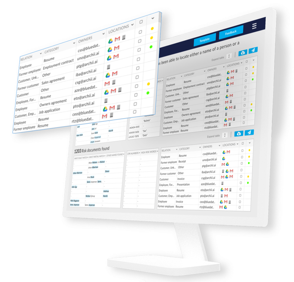 Archii GDPR Screenshot 1