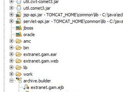Archive Builder in the Project 