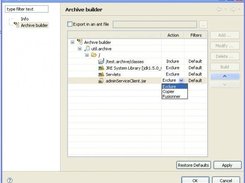 Archive builder explorer