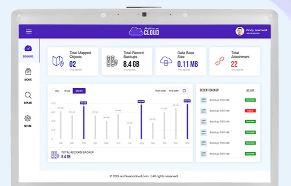 ArchiveOnCloud Screenshot 1