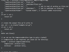 archiver Screenshot 1