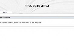 Project documents search page