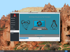 Archman Xfce calamares installer