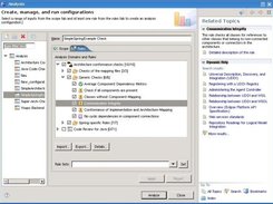 Conformance checks integrated into Static Analysis Tools