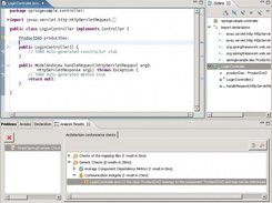 Result view after execution of conformance checks