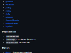 archy-dwm Screenshot 1