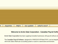 Arctic Data Canadian Payroll Screenshot 1