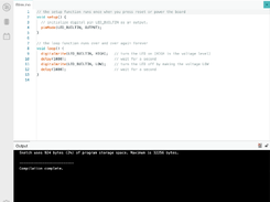 Arduino IDE Screenshot 1