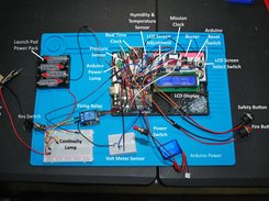 Arduino launch control system breadboard development with Uno board