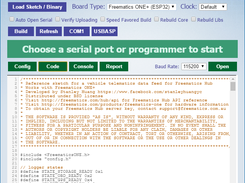 Freematics Arduino Builder Screenshot 1