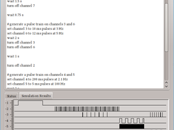 Complex pulse sequences can be defined using an easy-to-learn command language.