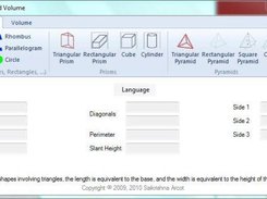 Area portion of program shown