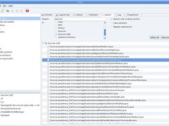 Integrated file version searcher from available backups that supports regular expressions