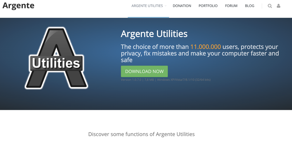 Argente Utilities Screenshot 1