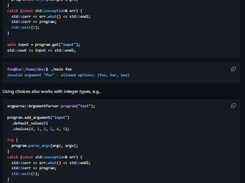 argparse Screenshot 1