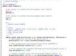 Example 2 - init from config and apply cmd args