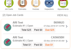 jobcards dashboard