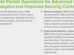 ARIA SDS Packet Intelligence Screenshot 1