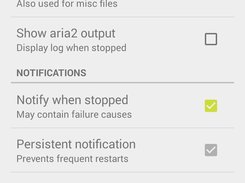 aria2 (Android port) Screenshot 1