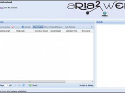 Aria2Web Main Window